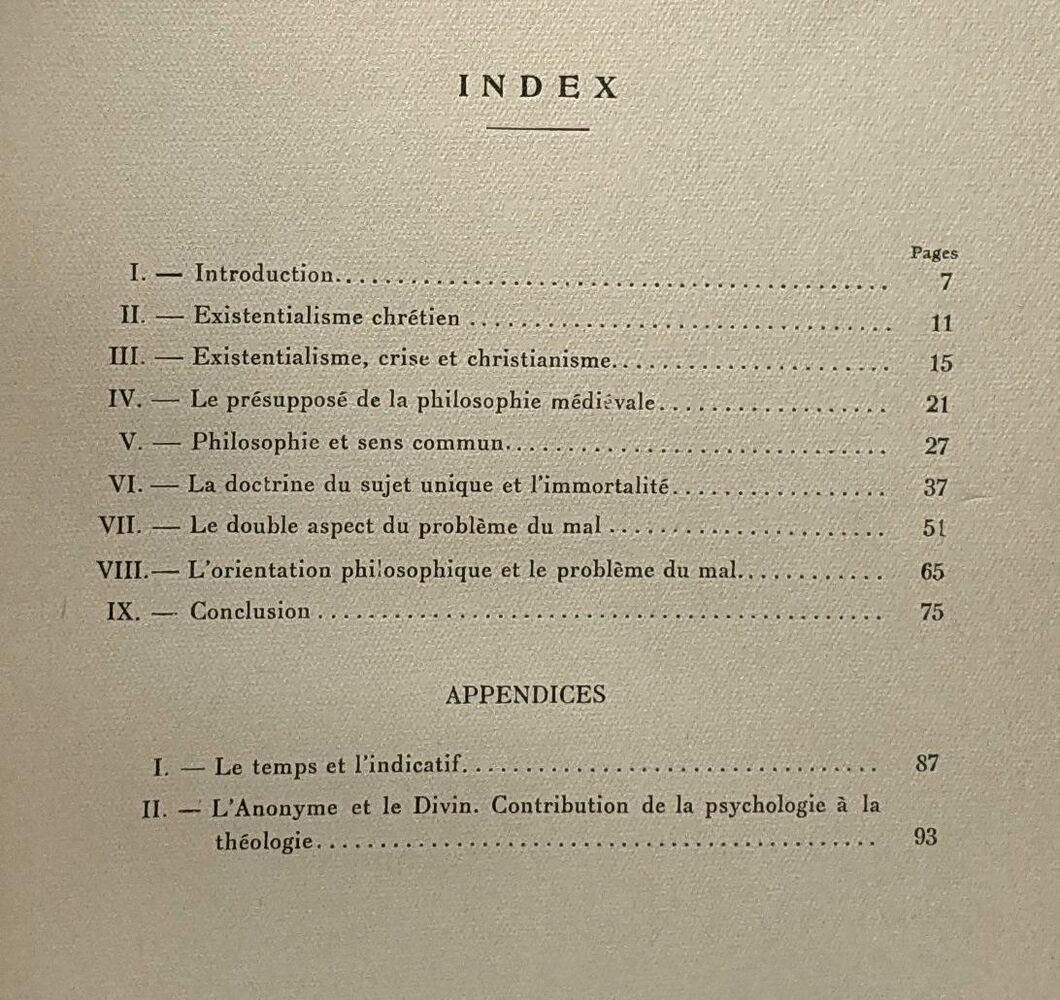 Image 1 du livre Existentialisme théologique - TOME I - acutalités scientifiques et industrielles 1049 études philosophiques vendu par crealivres