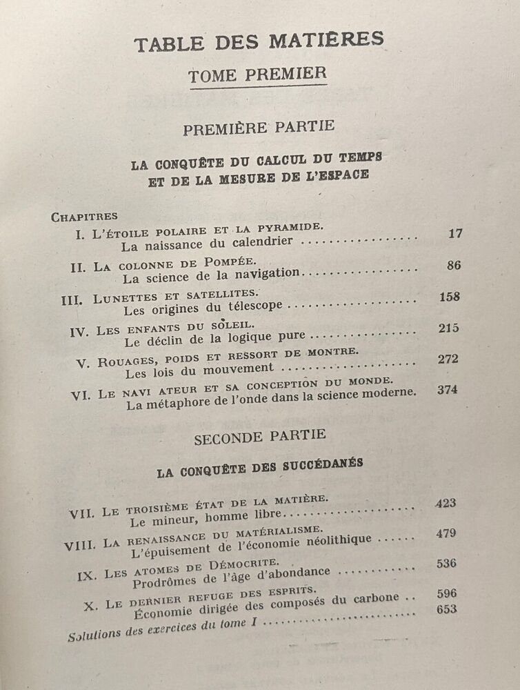 Image 1 du livre La science pour tous - TOME 1 la conquête du calcul du temps et de la mesure de l'espace les lois du mouvement la conquête des succédanés + TOME 2: la conquête de l'énergie la victoire sur la faim vendu par crealivres