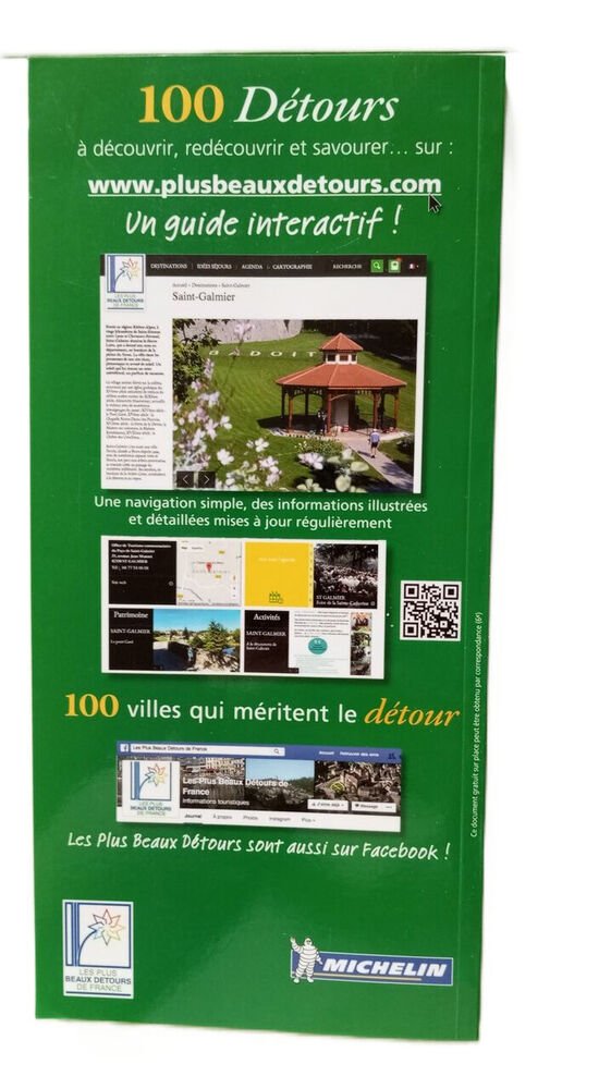 Image 1 du livre Les 100 plus beaux détours de France 2016 vendu par Démons & Merveilles