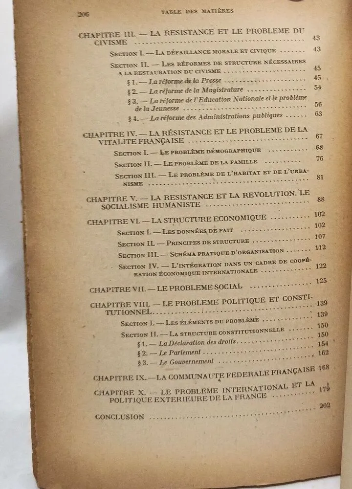 Le socialisme humaniste - Vers une doctrine de la résistance - 1944 - Hauriou