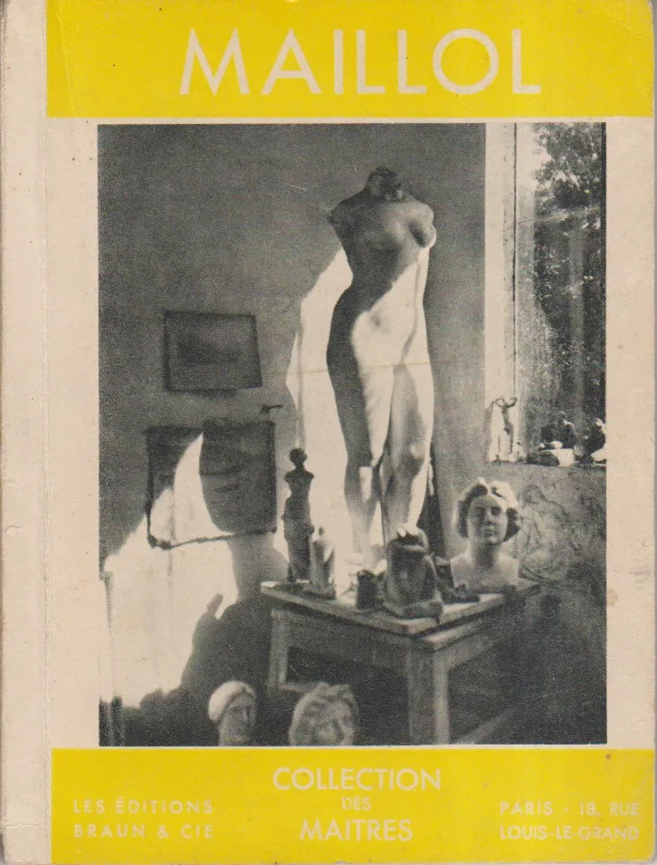 Maillol. 1861-1944 - Notice de 12 pages (français, anglais, allemand) et 48 héliogravures en noir et blanc John REWALD