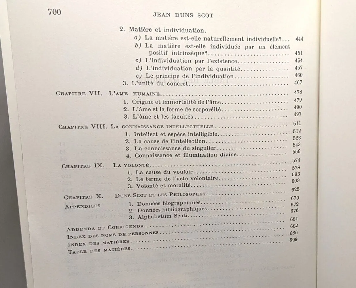 Jean Duns Scot: Introduction a Ses Positions Fondamentales (Etudes De Philosophie Medievale Band 42) - 1952 - Etienne Gilson