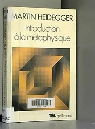 Introduction à la métaphysique -  - Martin Heidegger