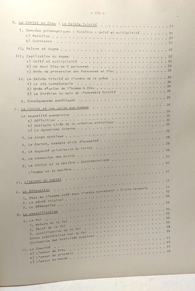 Conférence théologiques / Faculté des Sciences Notre-Dame de la Paix / Namur -  - F. Lenoble