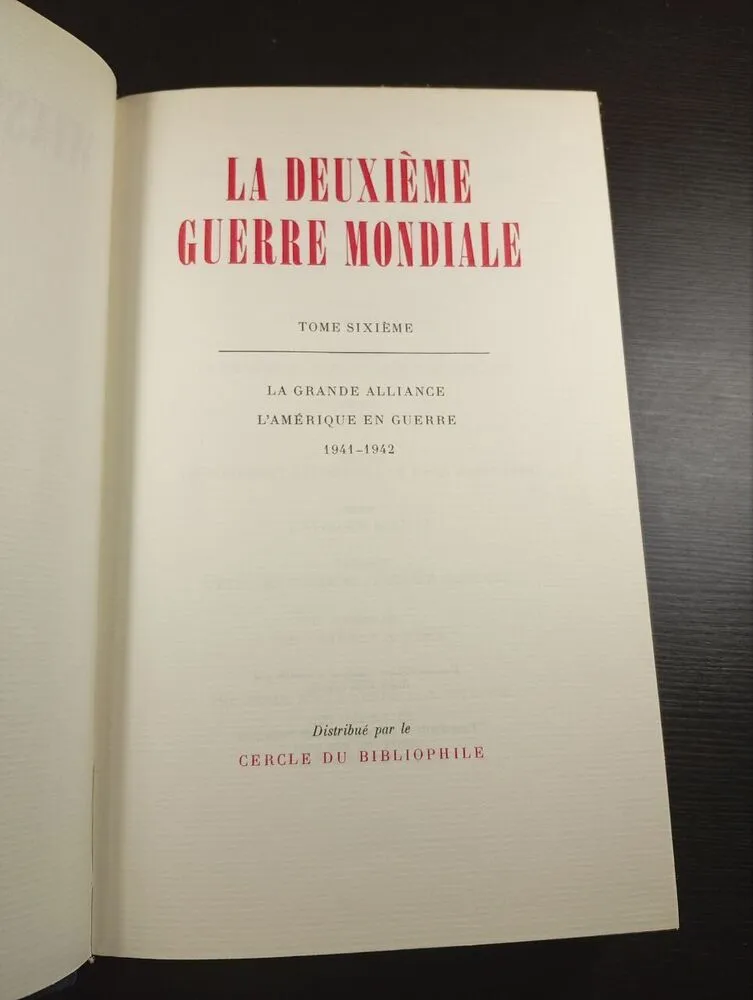 La deuxième guerre mondiale Tome 6 -  - Winston Churchill