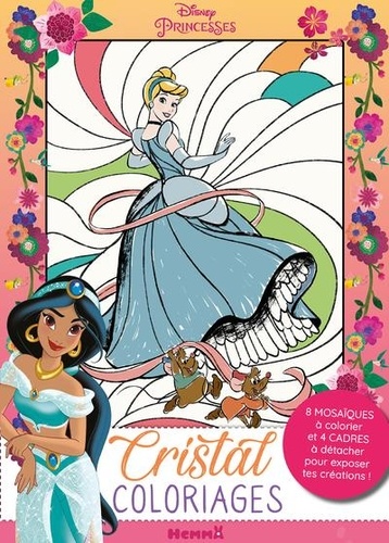 Cristal coloriages - Avec 8 mosaïques à colorier et 4 cadres à détacher pour exposer tes créations ! - 9782508053627 - Hemma