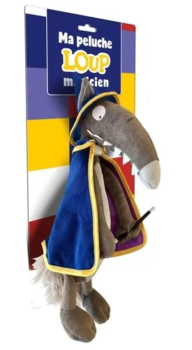 Peluche de loup magicien, Orianne Lallemand