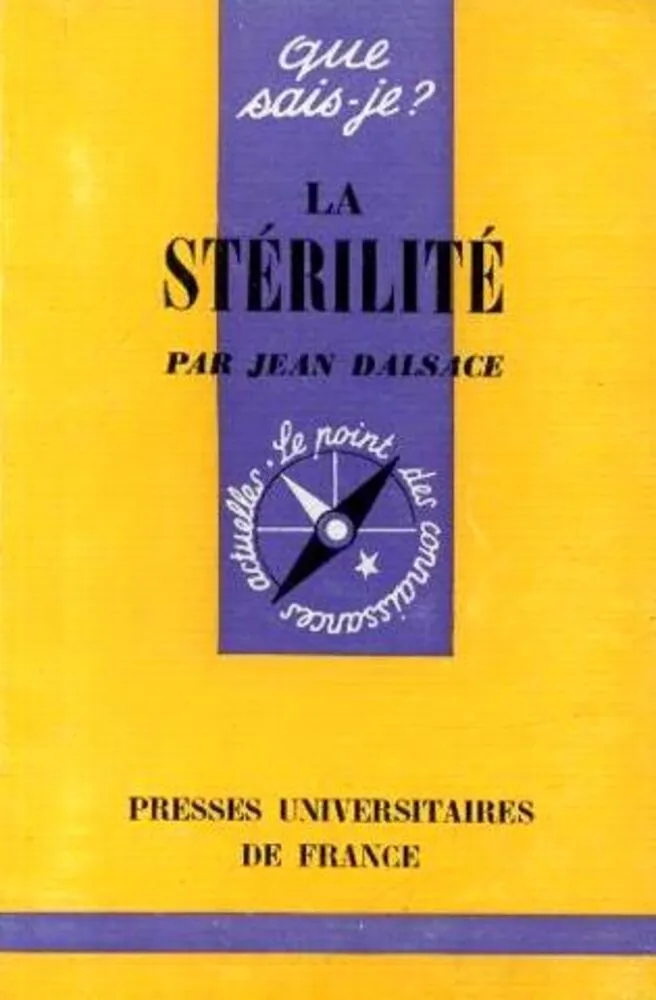 La stérilité - 9782130319429 - Jean Dalsace