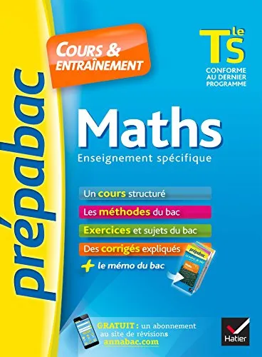 Maths terminale s : enseignement spécifique - 9782218995309 - Jean-Dominique Picchiottino, Annick Meyer