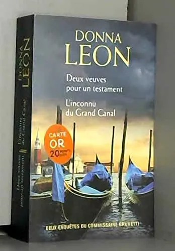 Deux veuves pour un testament / L inconnu du grand canal - 9782298092660 - Donna Leon